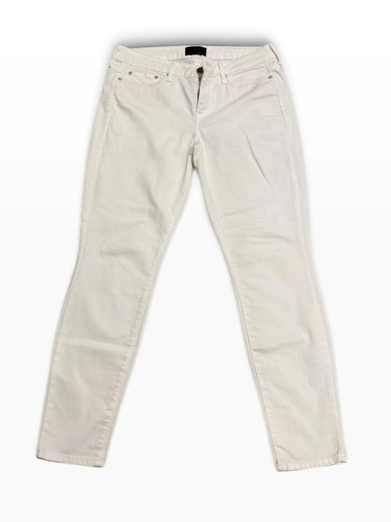 Vince Denim - Vince White Ivory 5-Pocket Skinny Jeans Size 30